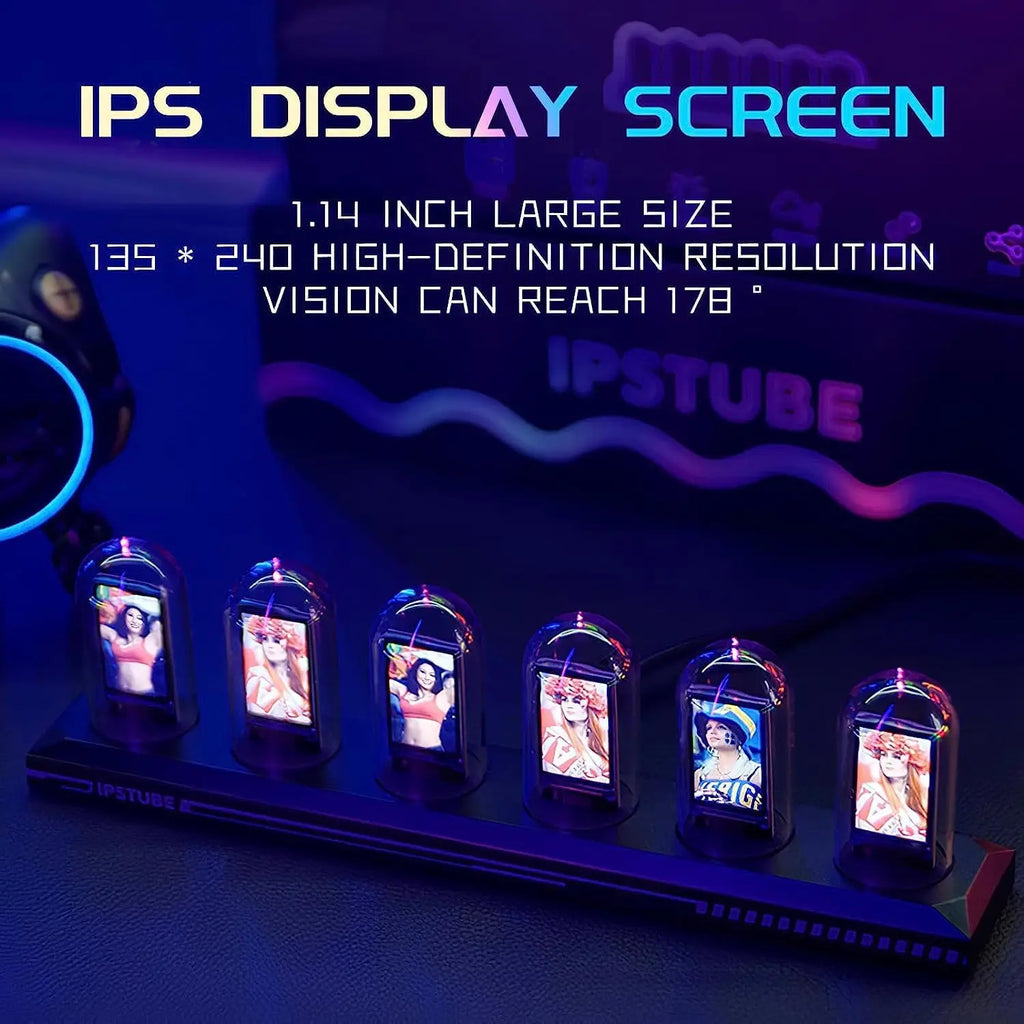 ChronoDesk IPS: The Programmable Retro-Futuristic Nixie Clock