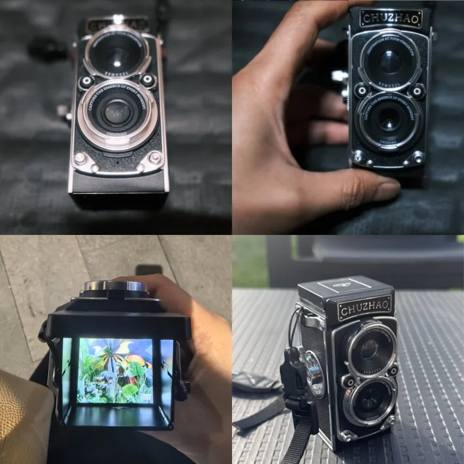 Awesome Dog Vintage Mini Digital Camera - 12MP, 1080P FHD Video Vlogging Portable Camera