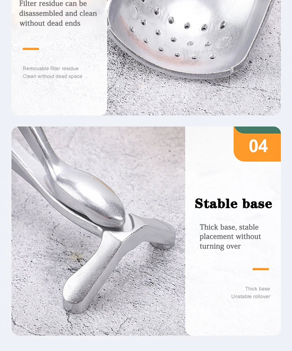 The Awesome Juice Press - Heavy Duty Fruit press for Juicing Fruits and Ricing Veggies