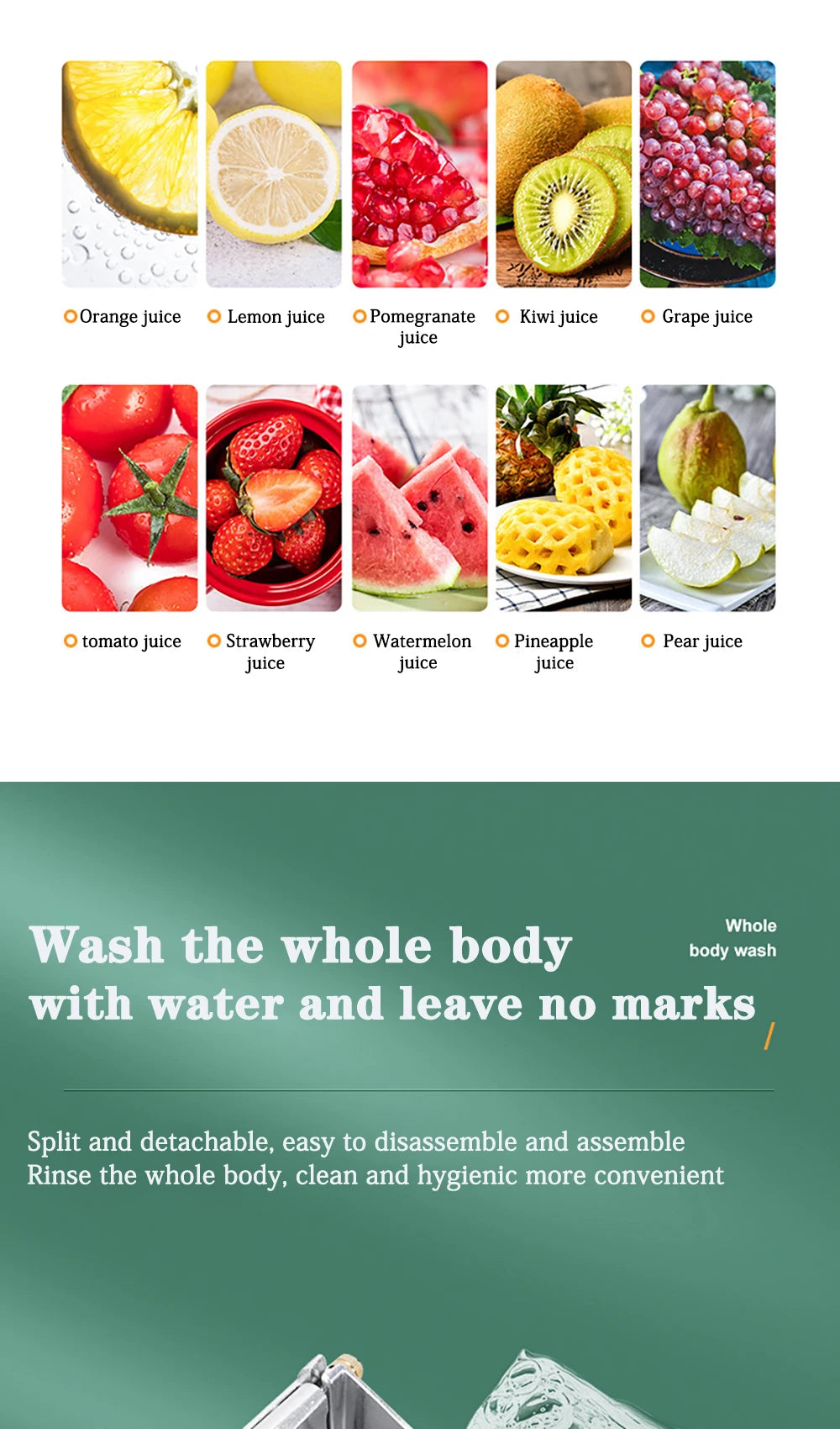 The Awesome Juice Press - Heavy Duty Fruit press for Juicing Fruits and Ricing Veggies