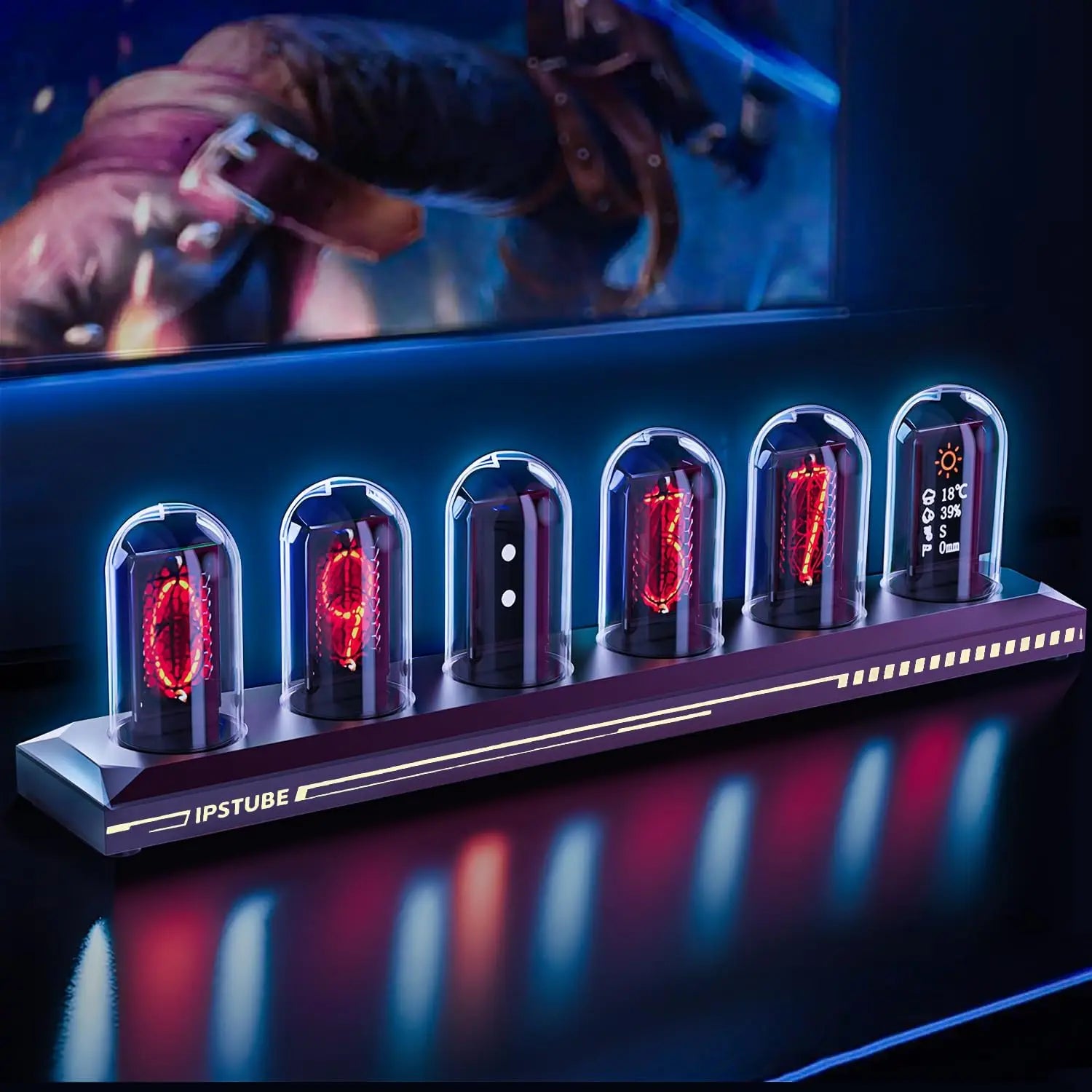 ChronoDesk IPS: The Programmable Retro-Futuristic Nixie Clock