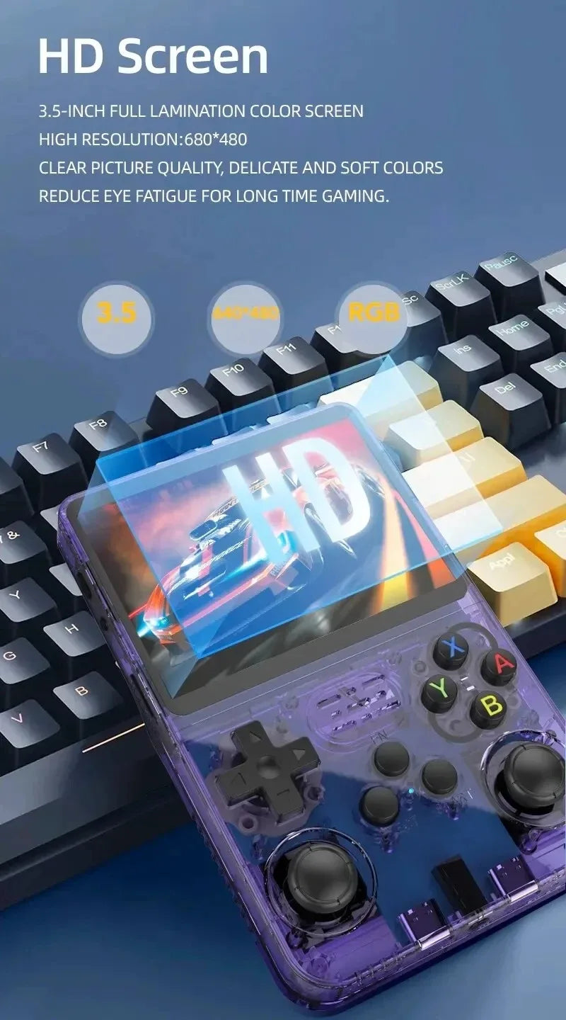 Awesome Dog Retro Handheld Console - 3.5" IPS Display