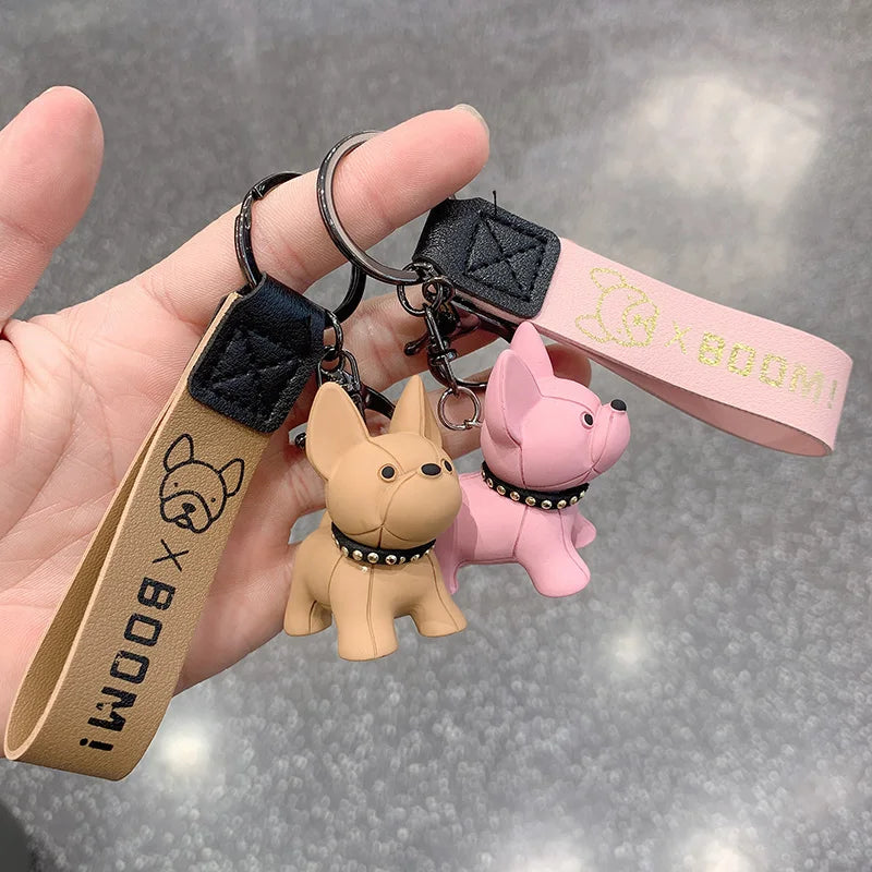 Awesome Dog Boom! Keychain