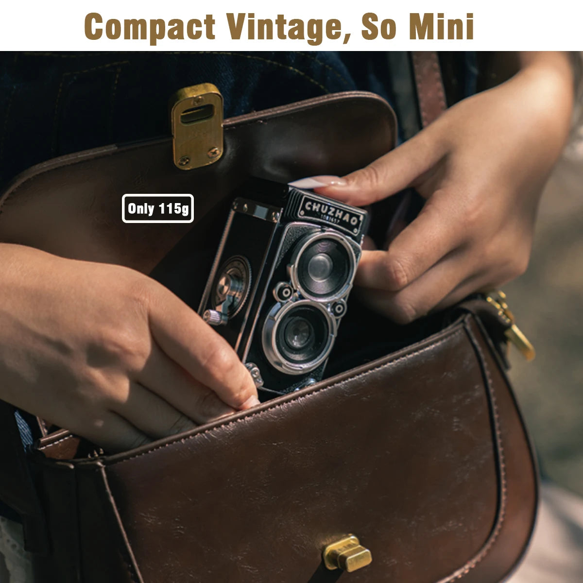 Awesome Dog Vintage Mini Digital Camera - 12MP, 1080P FHD Video Vlogging Portable Camera