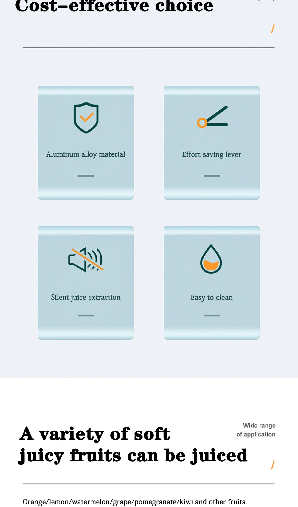 The Awesome Juice Press - Heavy Duty Fruit press for Juicing Fruits and Ricing Veggies