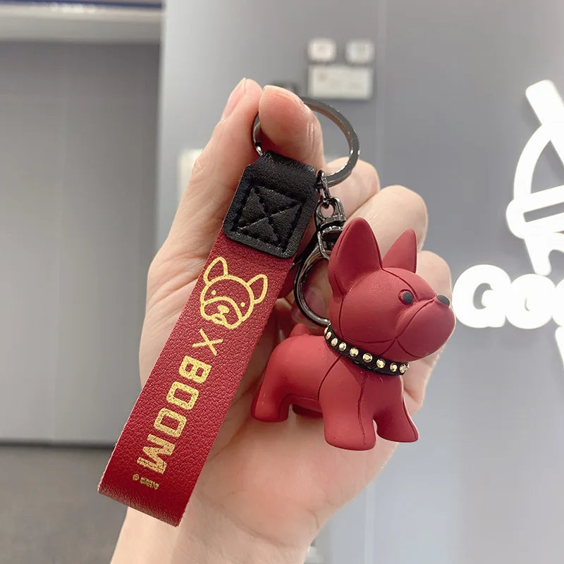 Awesome Dog Boom! Keychain